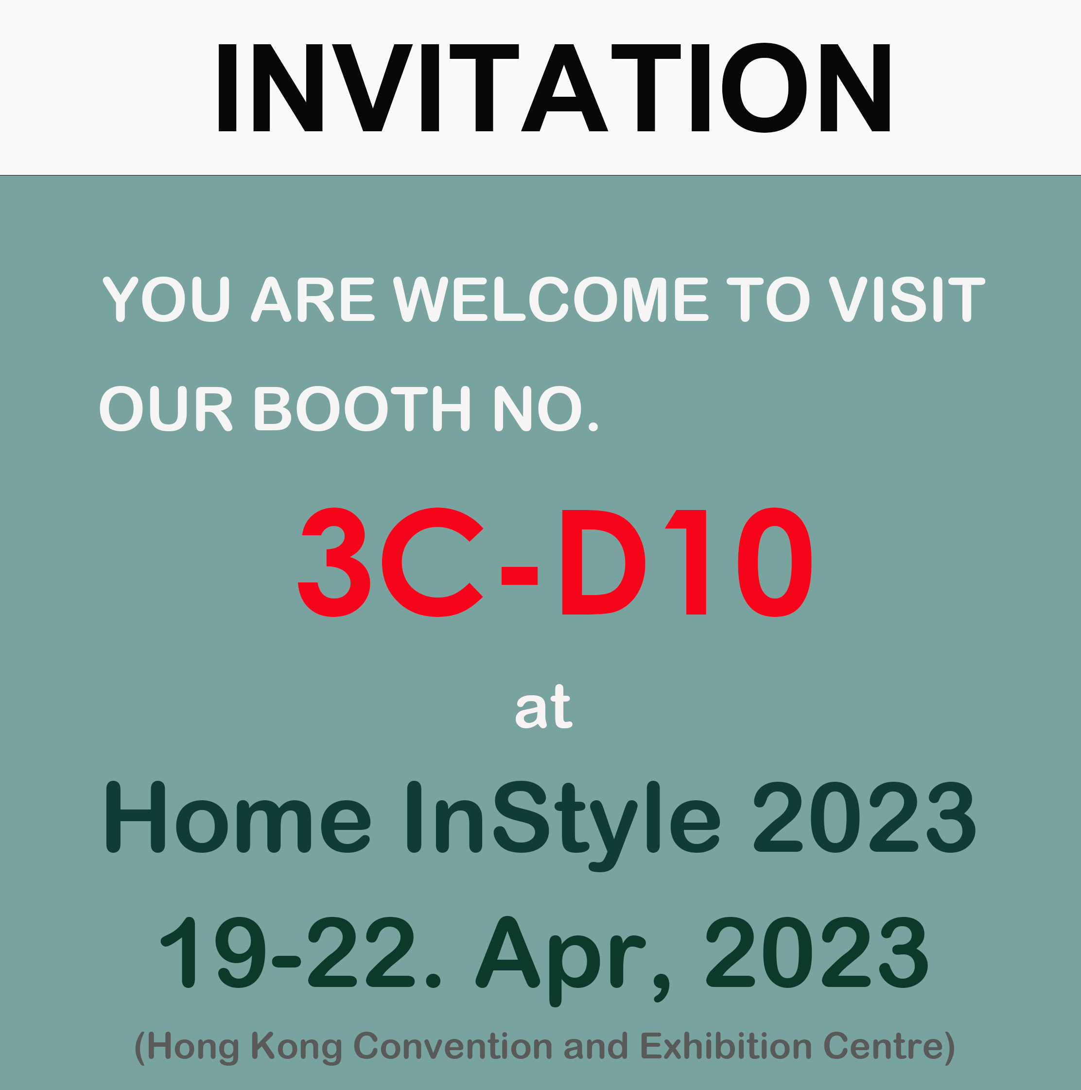 GOGET will exhibit at 【Home InStyle (19-22 APR 2023)】